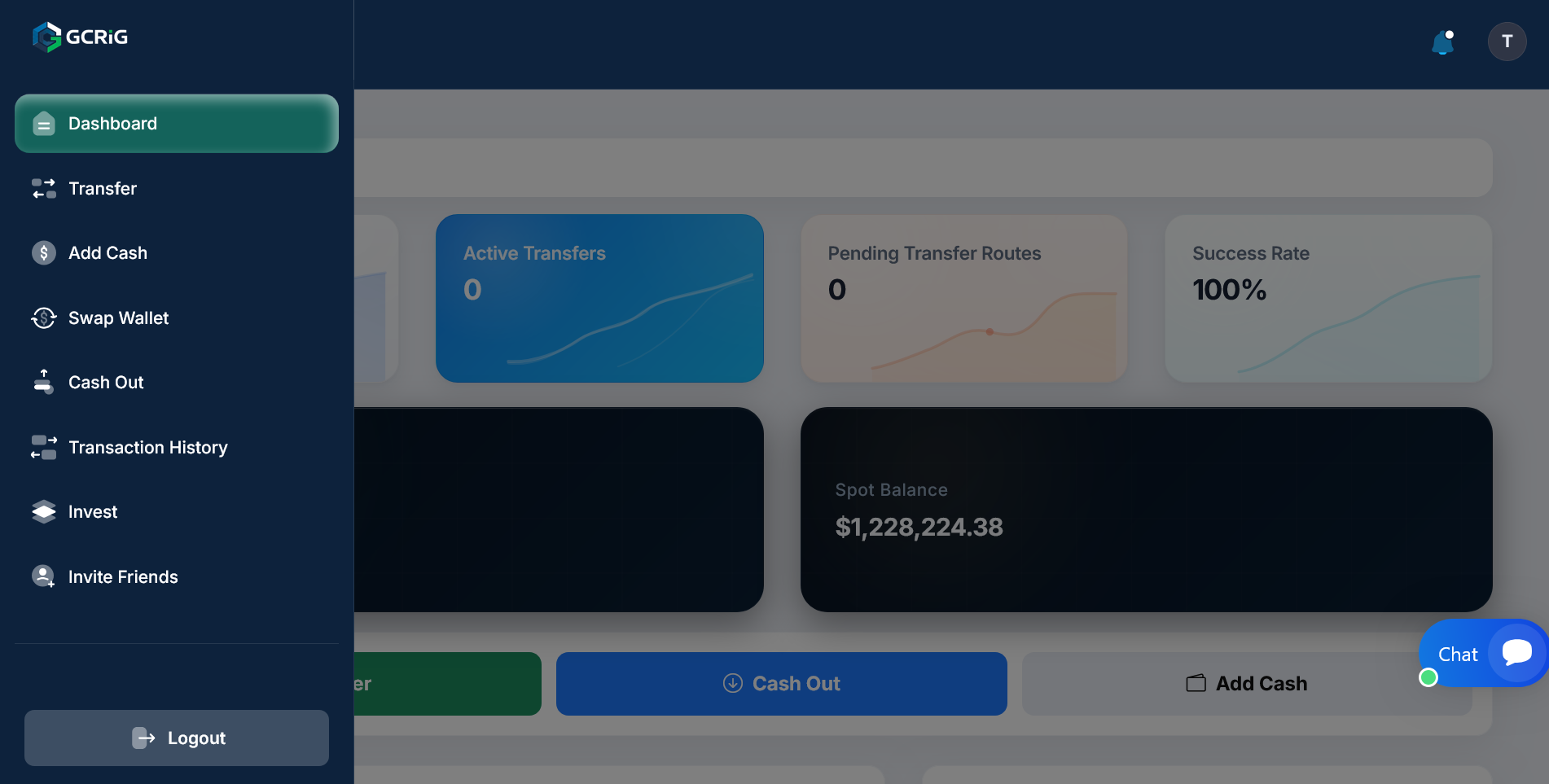 Payments dashboard